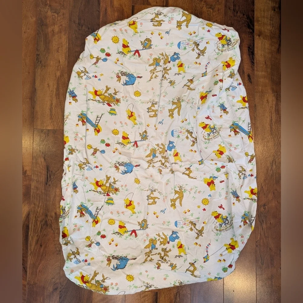 Winnie The Pooh Flannel Crib Sheet Handmade